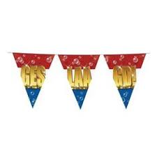 geslaagd vlaggenlijn