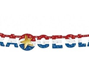 letter banner hoera geslaagd